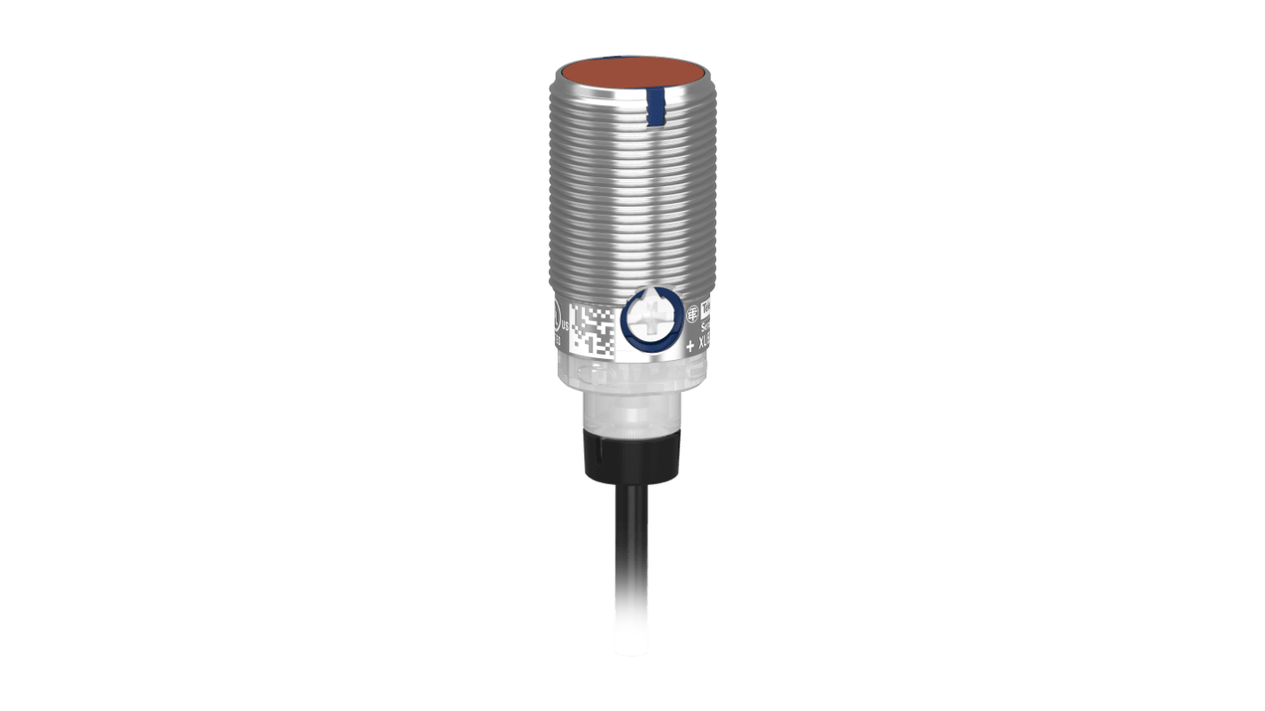 Telemecanique Sensors Diffuse Photoelectric Sensor, Cylindrical Sensor, 1 m Detection Range