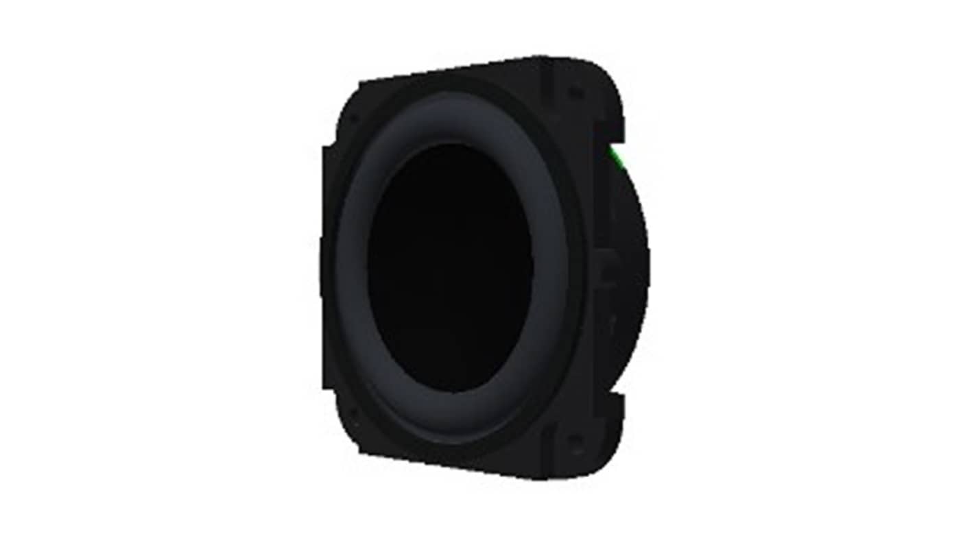 PUI Audio 圧電型サウンダー,定格出力：3W 32.7 x 32.7 x 16.5mm AS03204MS-3-R