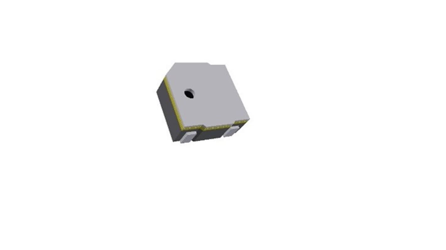PUI Audio 80dB(A)电磁变换器, 贴片安装, 2V至5V电源, 外部驱动, 5 x 5 x 2mm