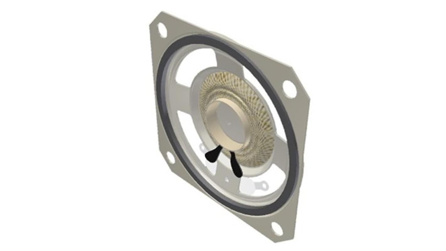 PUI Audio 1.5W Miniature Speaker 50.5mm Dia. , 50.5 x 50.5 x 12mm