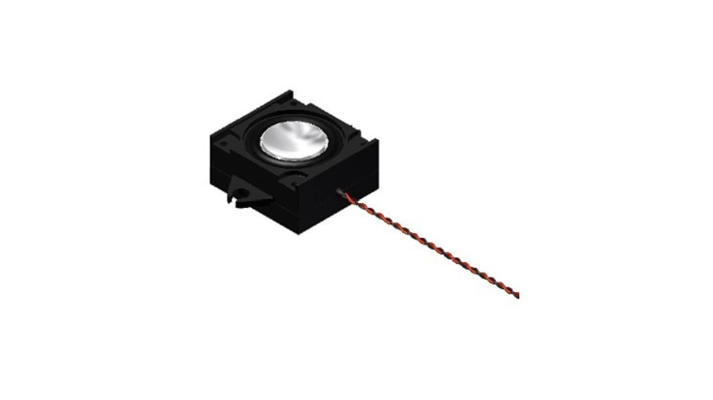 PUI Audio 2W Miniature Speaker, 150mm Lead Length, 43.2 x 31 x 14.8mm
