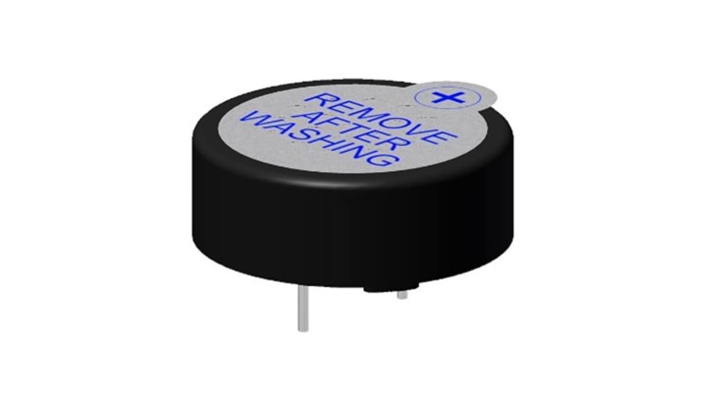 PUI Audio 微型扬声器, 0.1W, 75dB, 23 x 23 x 14mm