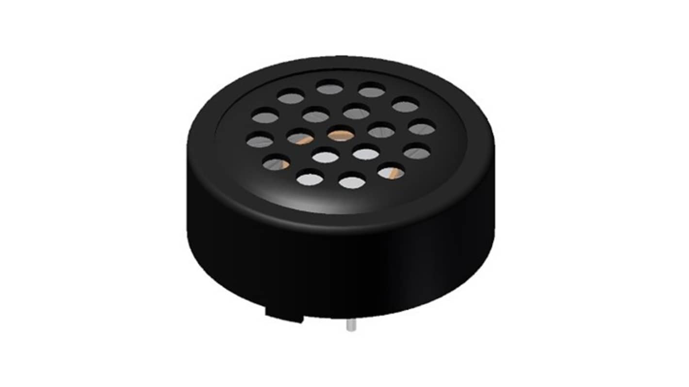 PUI Audio 0.15W Miniature Speaker 29.85mm Dia. , 29.85 x 29.85 x 18mm