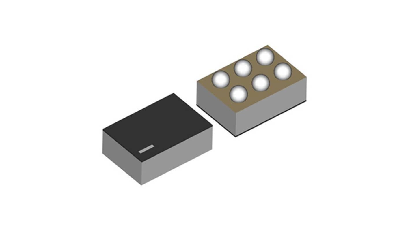 Nisshinbo Micro Devices 直流-直流DCDC转换芯片, 1.8V输出, 500mA最大输出, 单路输出, WLCSP-6-P6, 6针