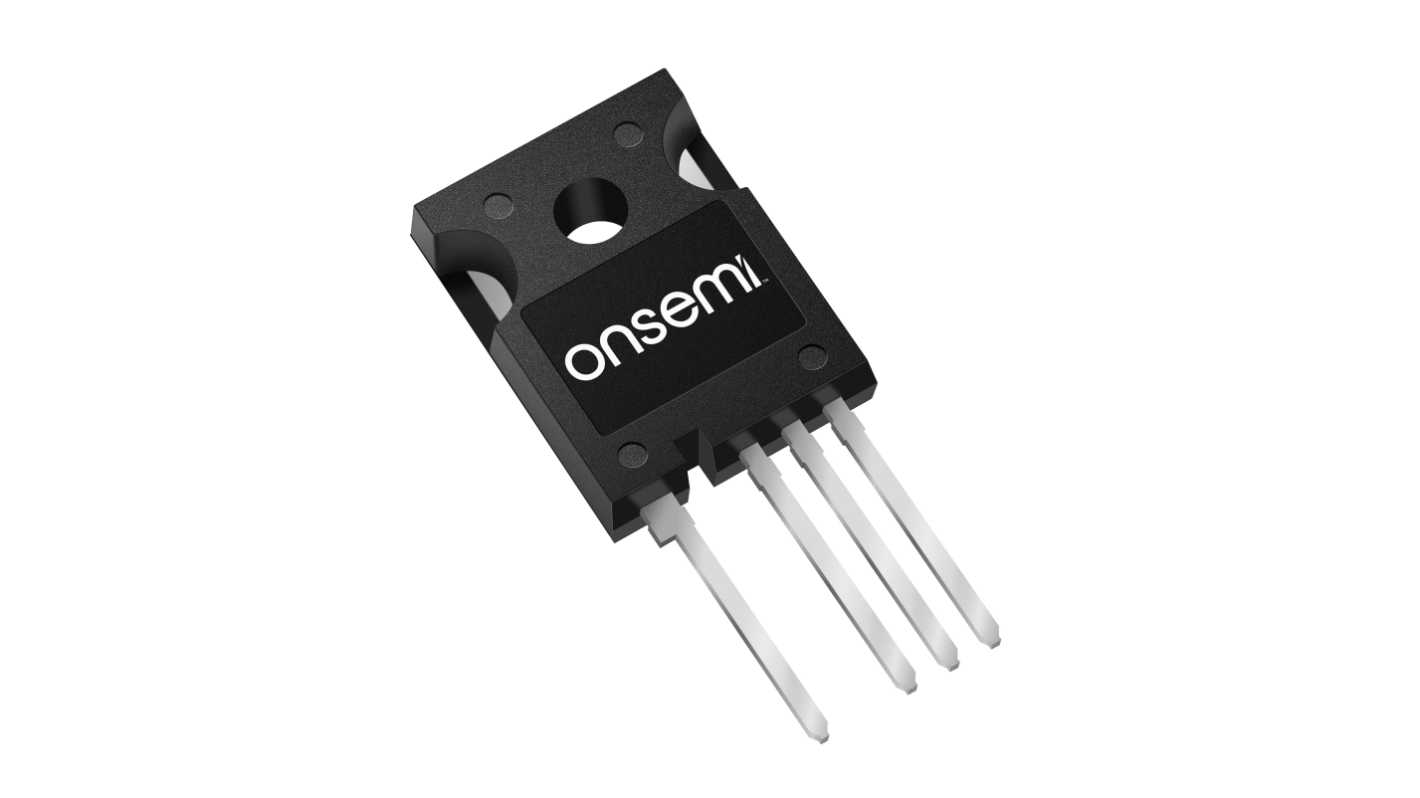 onsemi FGY4L140T120SWD Common Emitter IGBT, 140 A 1200 V, 4-Pin TO-247-4L, Through Hole
