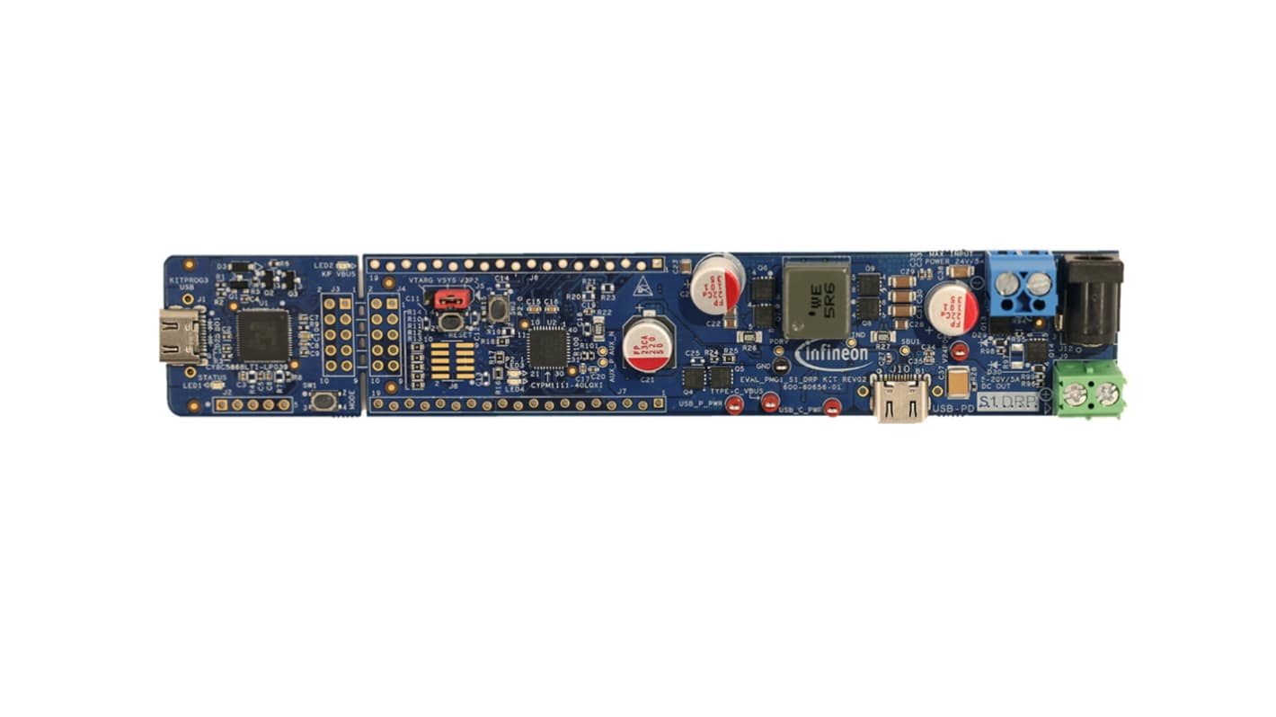 インフィニオン 電源,モーター / ロボティクス開発ツール, 評価ボード, 評価キット, PMG1-S1 用, EVALPMG1S1DRPTOBO1