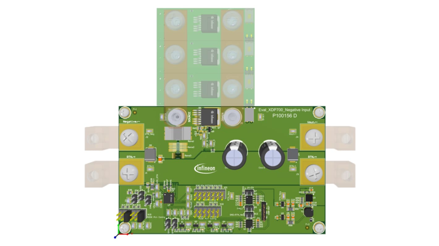 Infineon EVAL_XDP700, 数字电源 评估测试板, EVALXDP700TOBO1芯片