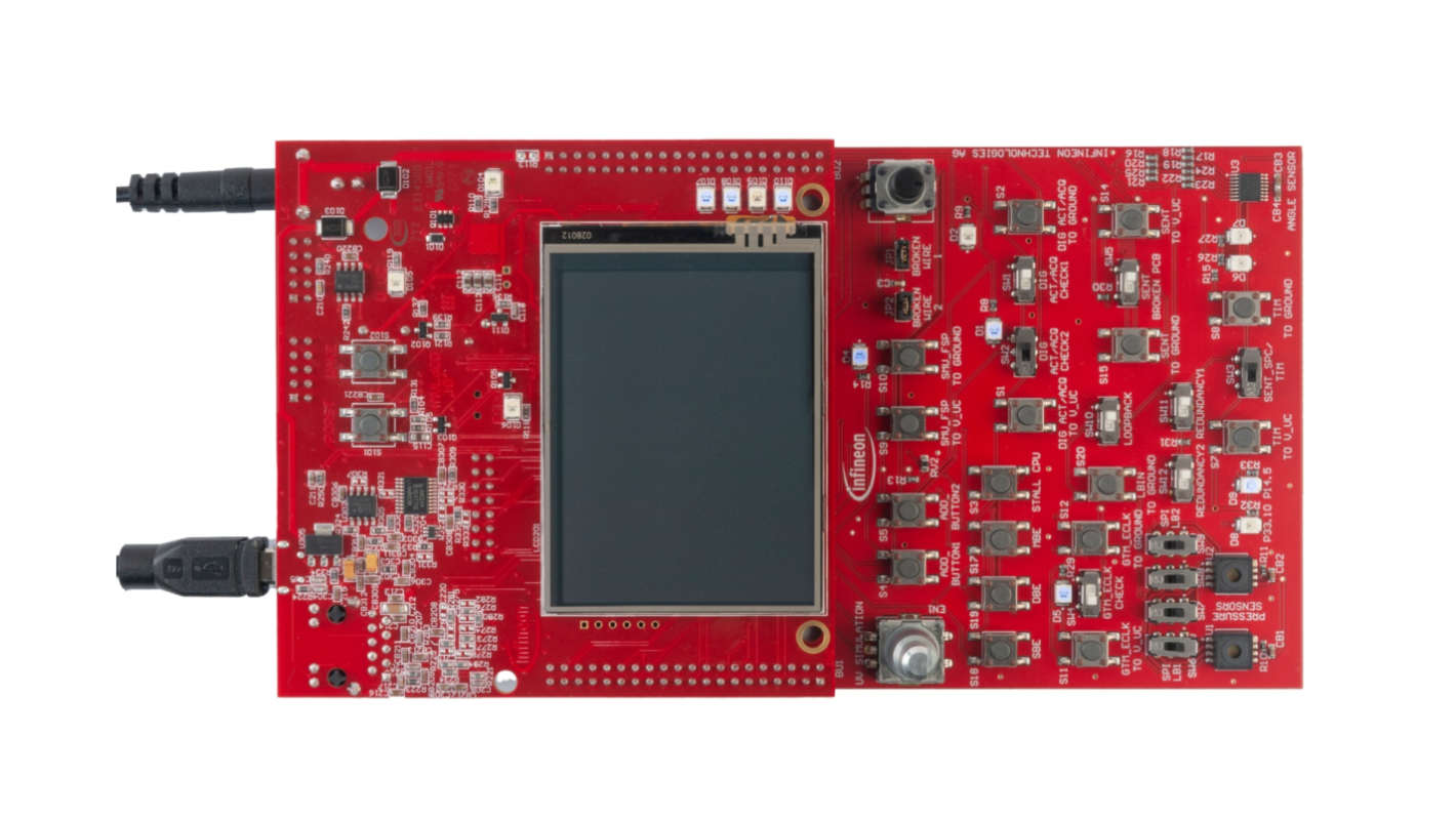Infineon マイクロコントローラ開発ツール, 評価ボード, APPKIT_A2G_SAFETY, 評価ボード, APPKITA2GSAFETYTOBO1
