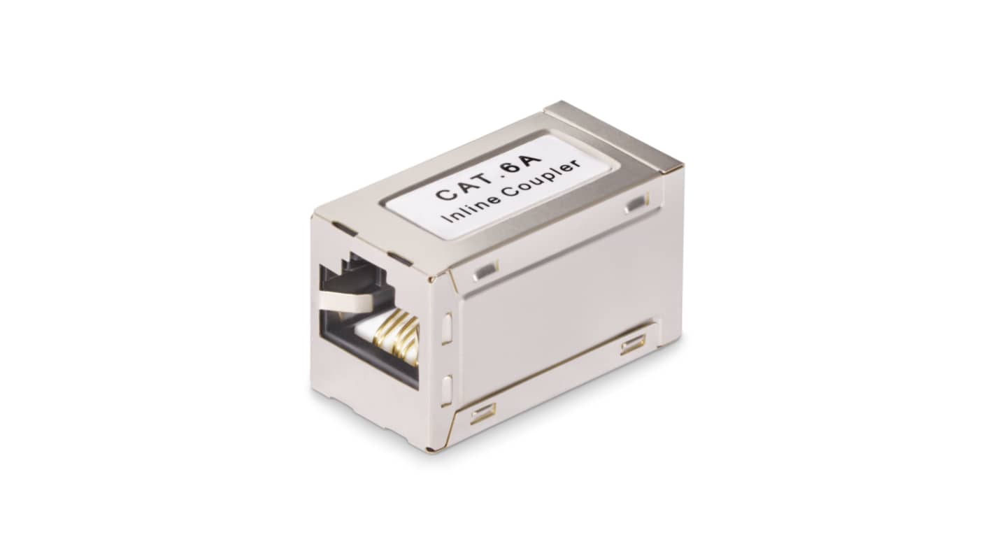 StarTech.com 2-Port RJ45 Ethernet Coupler, Cat6a, Shielded