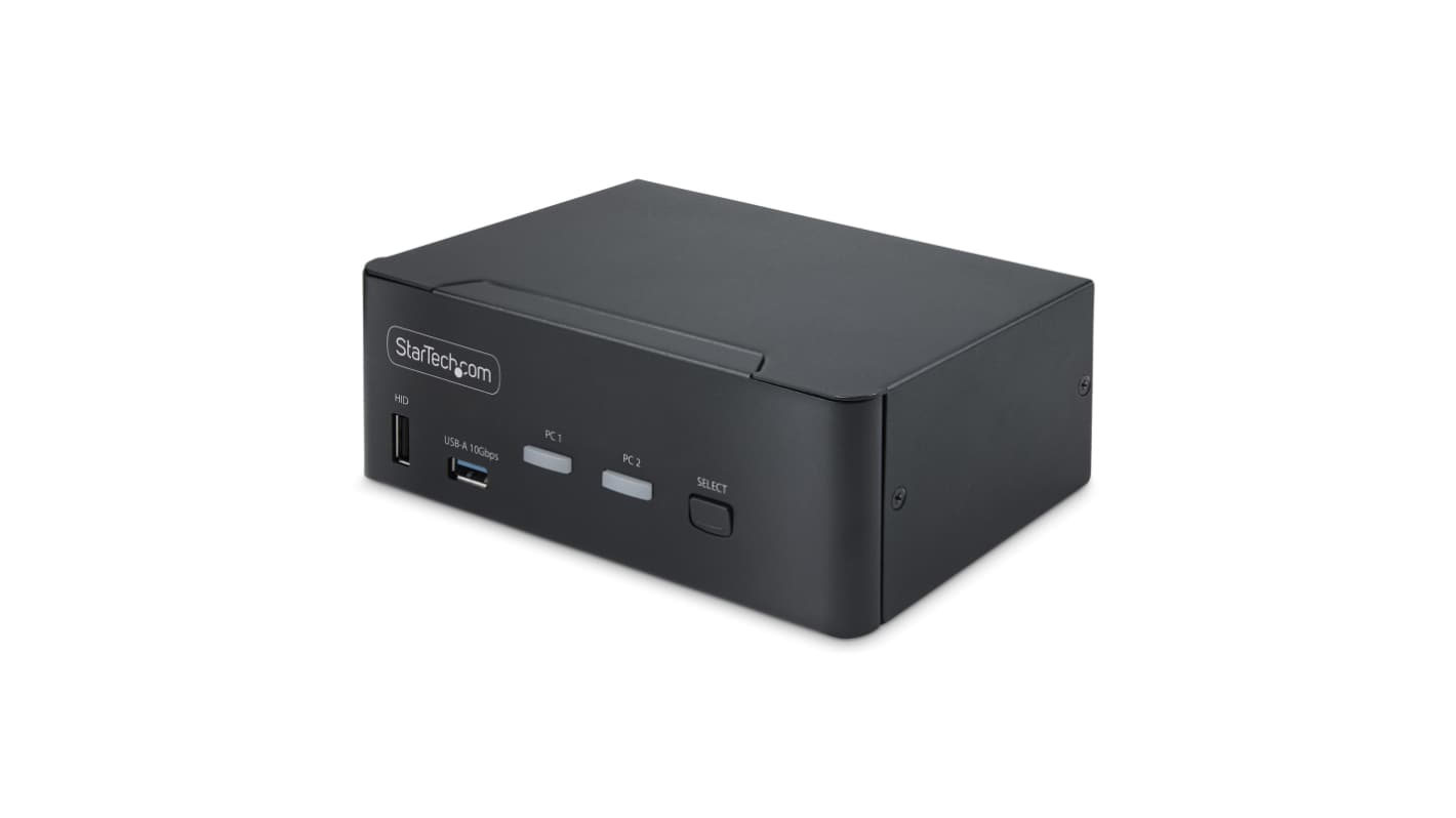 StarTech.com 2 Port Dual Monitor USB DisplayPort KVM Switch, Stereo 8K Maximum Resolution