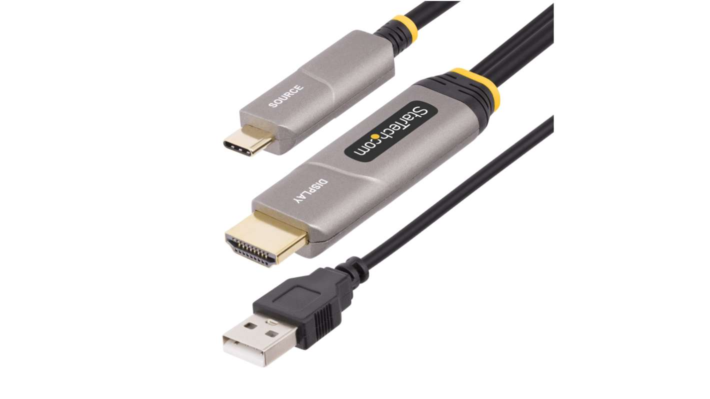 Kabel adaptera, 3840 x 2160, USB C, USB 2.0, HDMI