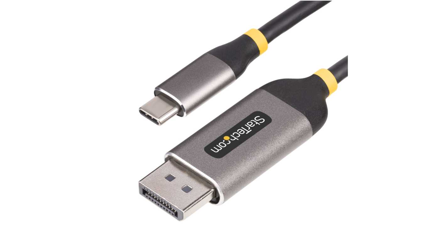 StarTech.com USB C to DisplayPort Adapter Cable, USB C, - 7680 x 4320 @ 60Hz