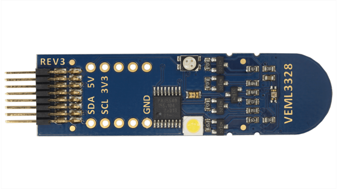 Vishay RGBCIR Color Sensor With I2C Interface Colour Sensor Sensor Board for VEML3328 Amplifiers, Photodiodes