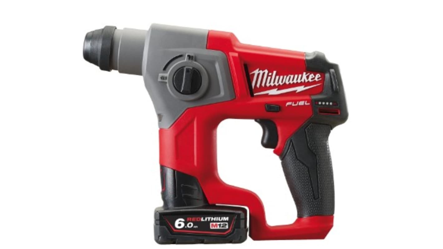 Milwaukee M12 FUEL SDS Plus 12V Cordless Hammer Drill Li-Ion, Cordless