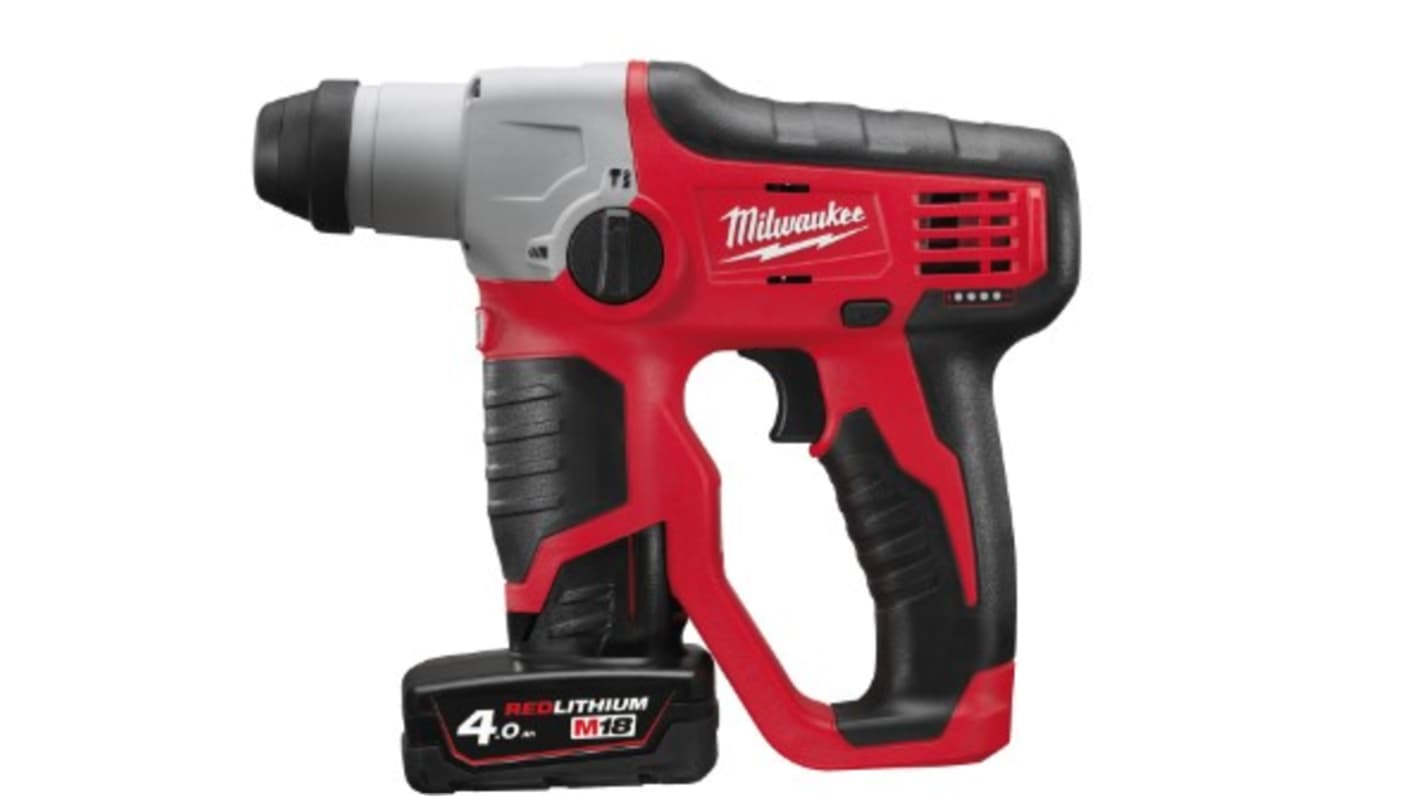 Milwaukee M12 SDS Plus 12V Cordless Hammer Drill Li-Ion, Cordless