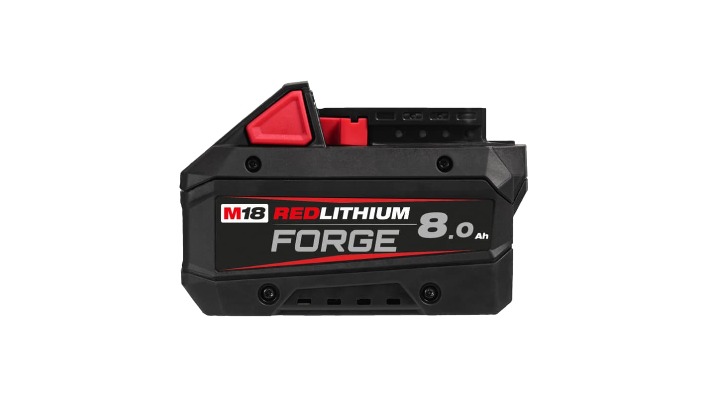 Milwaukee 4932492131 8Ah 18V Rechargeable Battery, For Use With M18 Tools