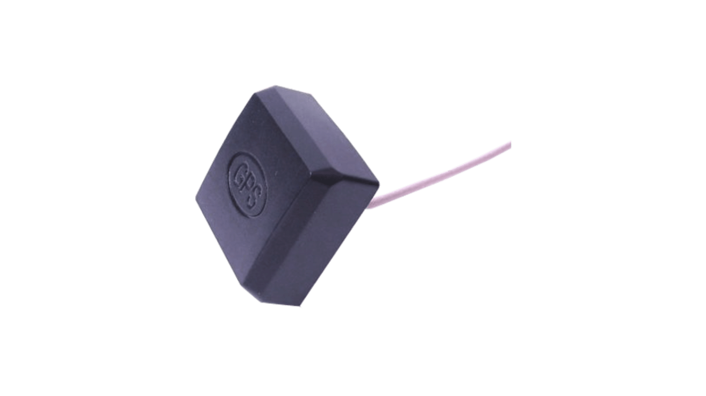 Siretta TANGO21/0.3M/IPEX/S/S/26 Square GPS Antenna with SMA Connector, GPS