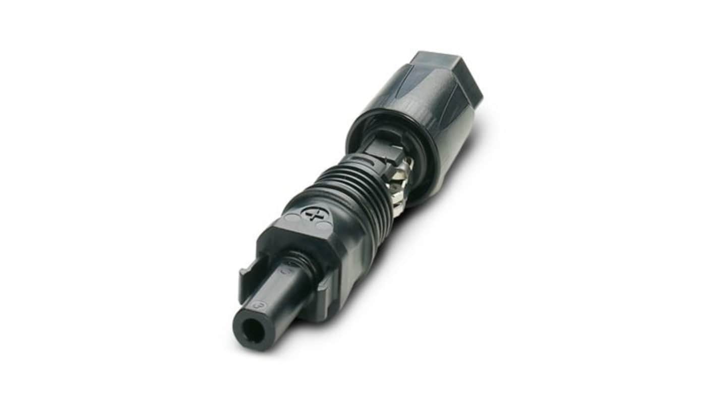 Phoenix Contact, PV-C3F-S DC Power Jack Rated At 35A, 1.1 kV, Spring Cage, length 60.9mm, Silver, IP66, IP68