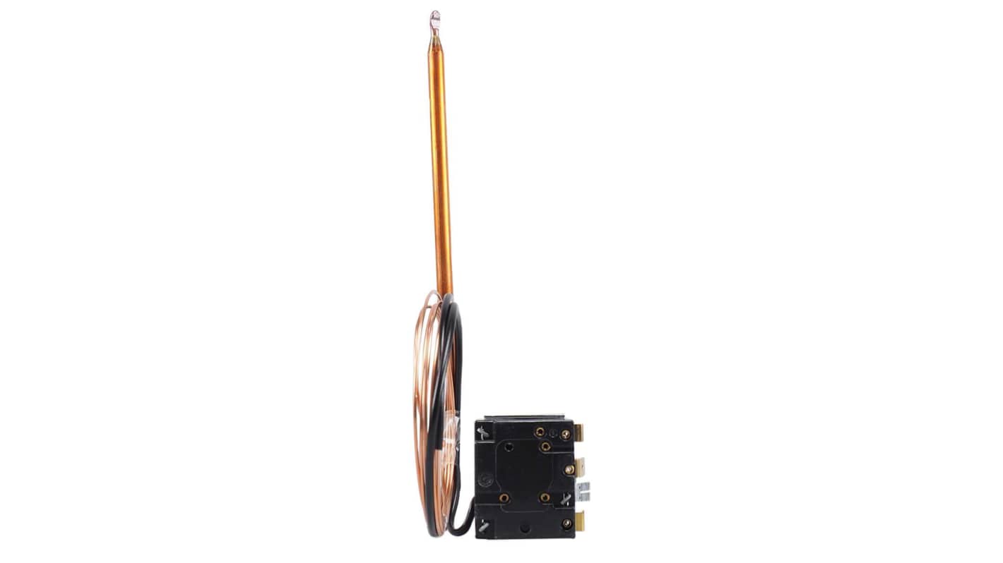 Jumo Capillary Thermostat, 300°C Max, NC, Automatic Reset, Panel Mount