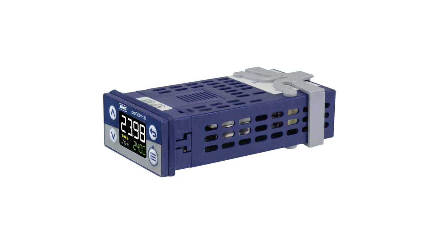 Jumo 702110 Panel Mount Controller, 22 x 89mm 3 Input Relay, 110 → 240 V ac Supply Voltage Controller