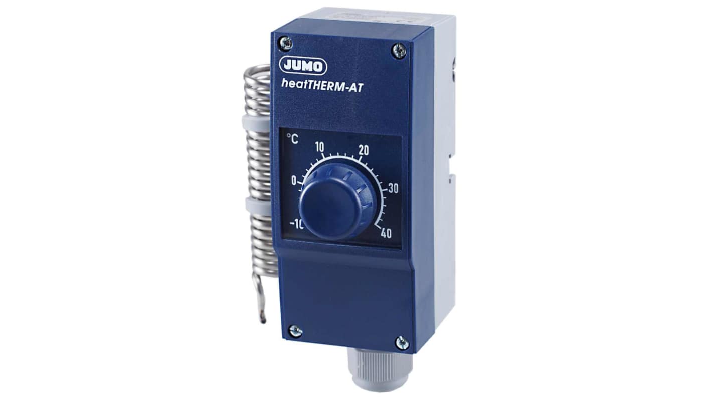 Jumo Capillary Thermostat, Automatic Reset, Surface Mount