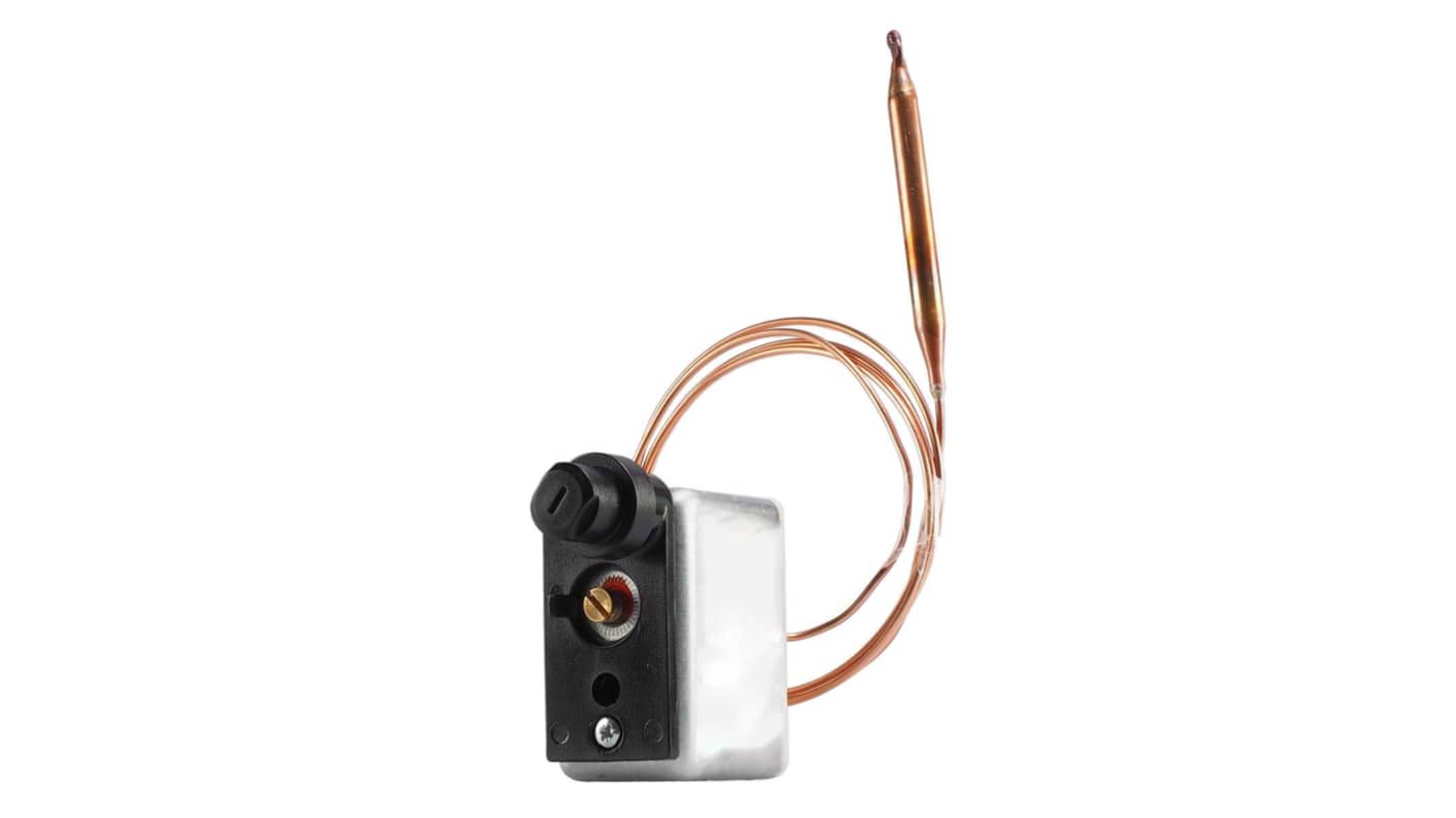 Jumo Capillary Thermostat, 95°C Max, Automatic Reset, Panel Mount