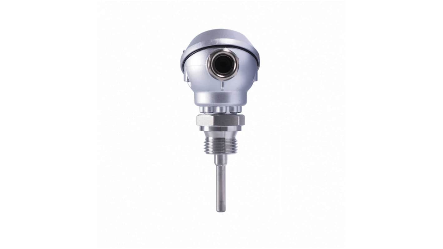 Jumo RTD Temperature Probe, 6mm Dia, 50mm Long, 4 Wire, G 1/2, Class B +200°C Max