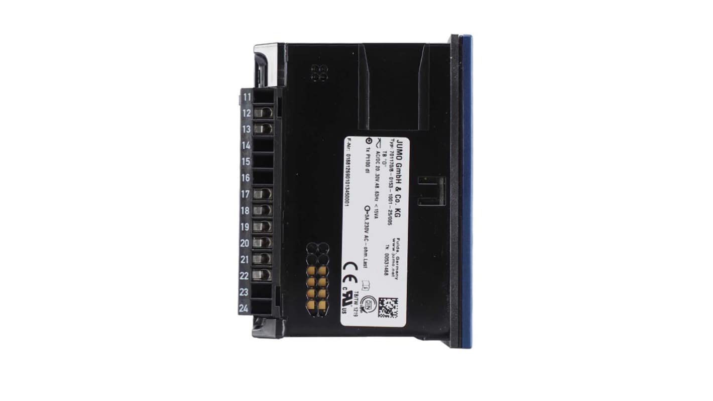 Jumo 701170 Panel Mount Controller, 96 x 48mm 1 Input 4, 20 → 30 V dc Supply Voltage Controller