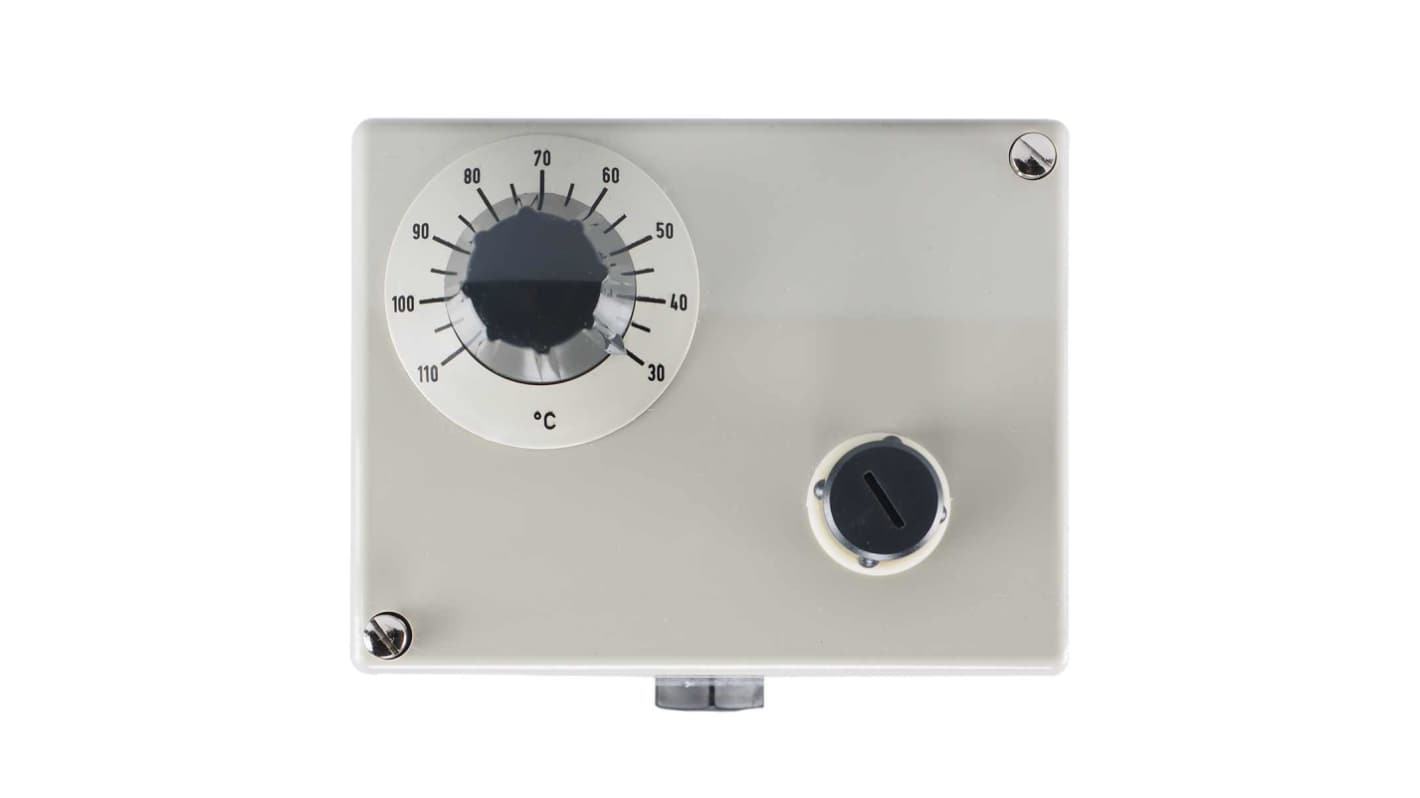 Jumo Capillary Thermostat, 110°C Max, NC, Automatic Reset, Surface Mount