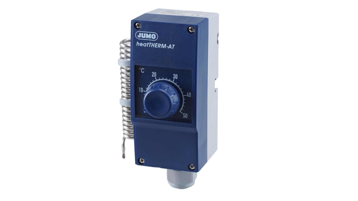 Jumo Capillary Thermostat, Automatic Reset, Surface Mount