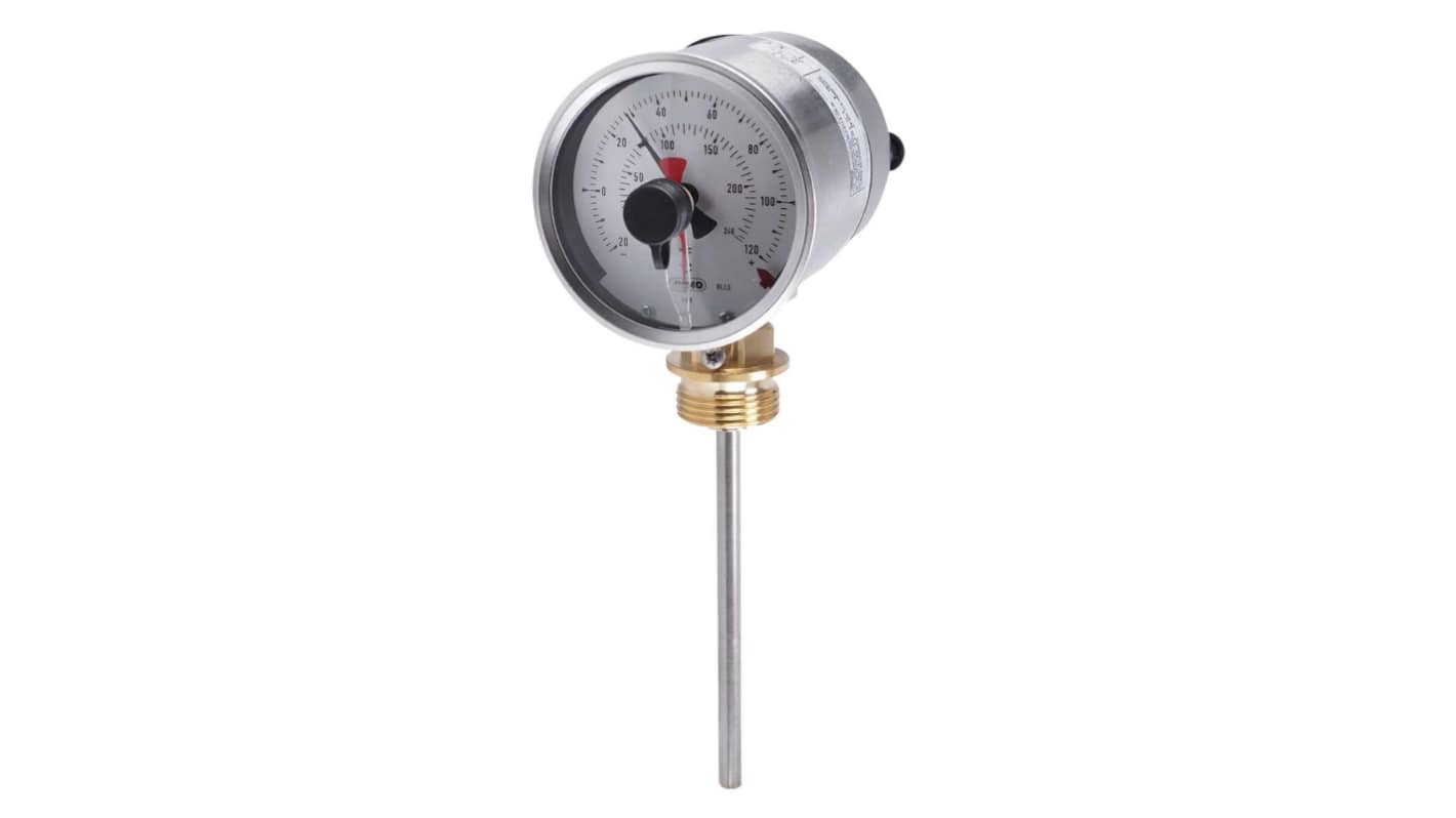 Jumo Dial Thermometer, 608550/1080-643-00-0-874-8-106-26-46-150-20/430,4