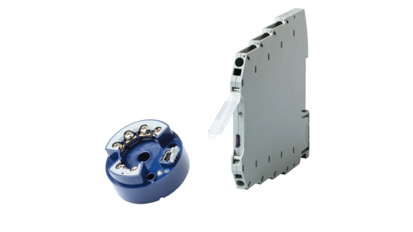 Jumo 707050 Temperature Transmitter Analog Input, 11 → 32 V dc