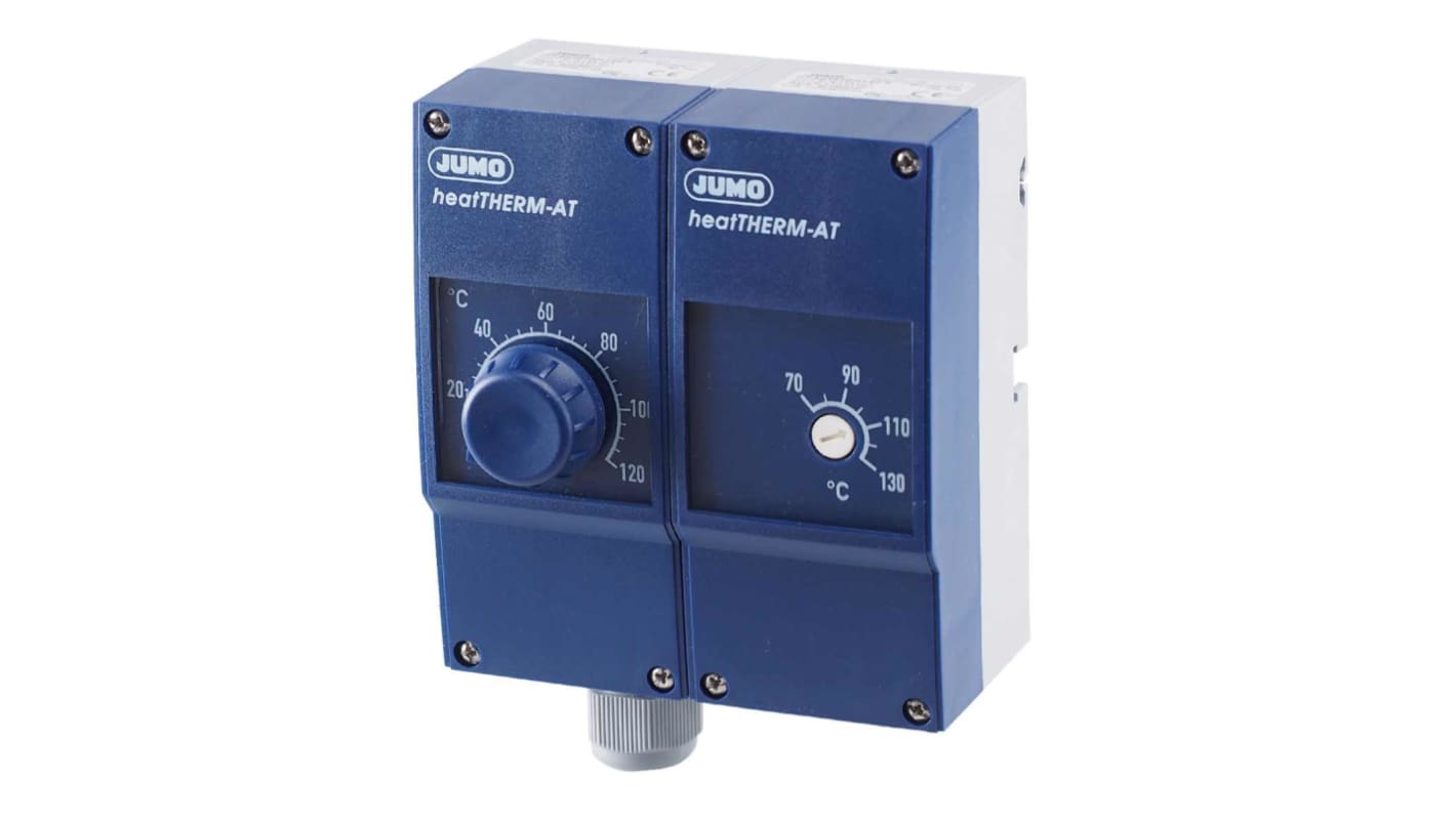 Jumo Capillary Thermostat, Automatic Reset, Surface Mount