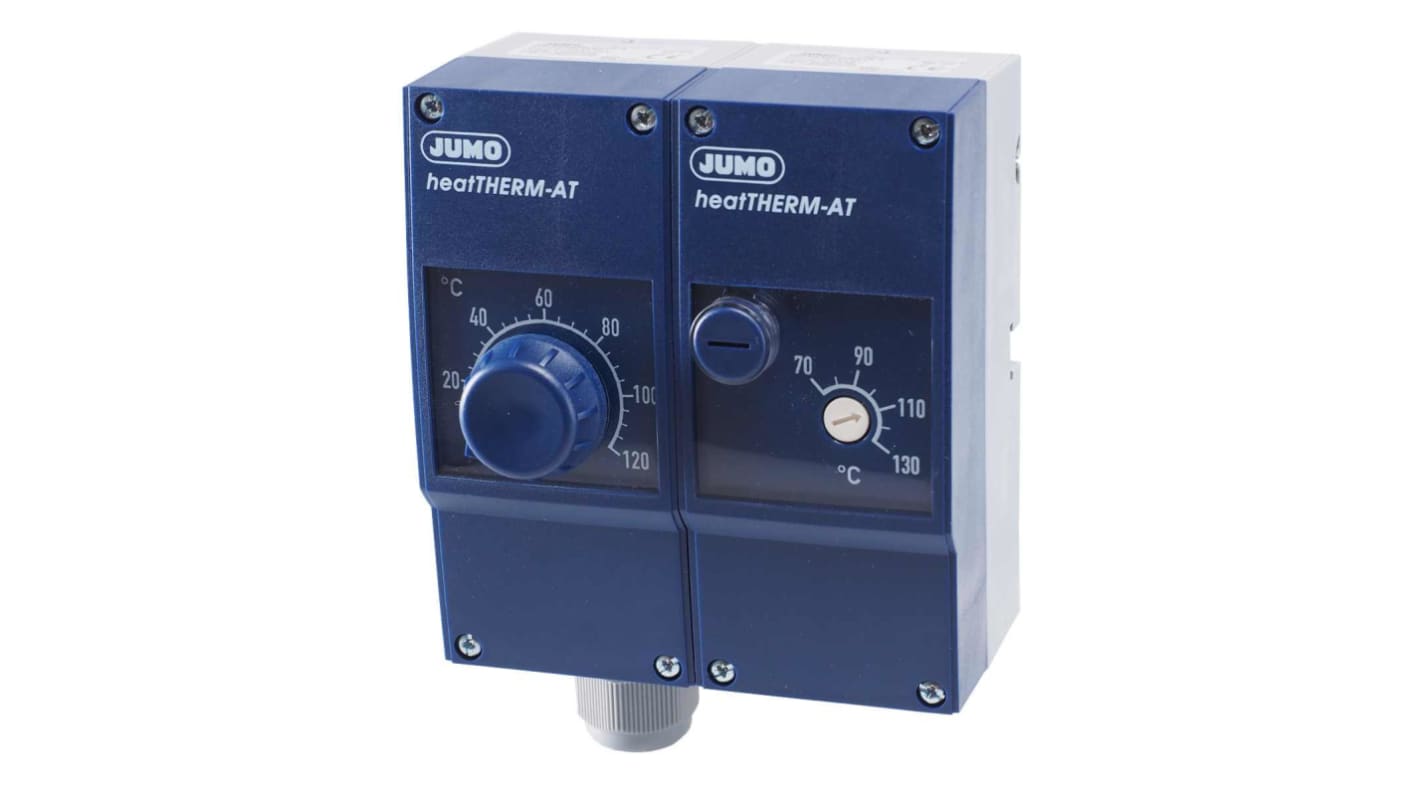 Jumo Capillary Thermostat, Automatic Reset, Surface Mount