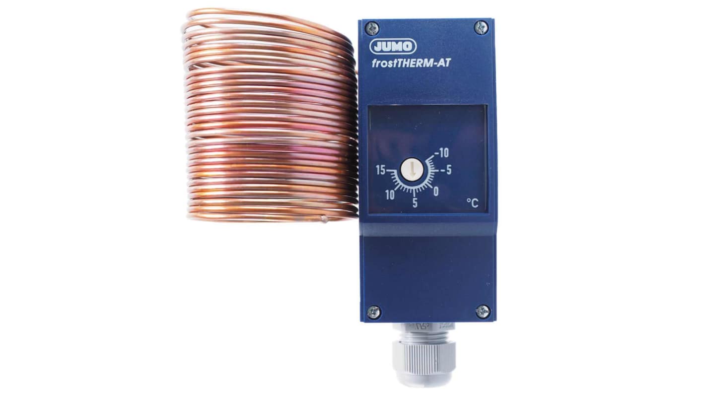 Jumo Capillary Thermostat, 15°C Max, NC, Automatic Reset, Surface Mount