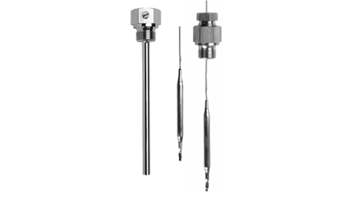 Jumo Capillary Thermostat, 300°C Max, Screw Mount