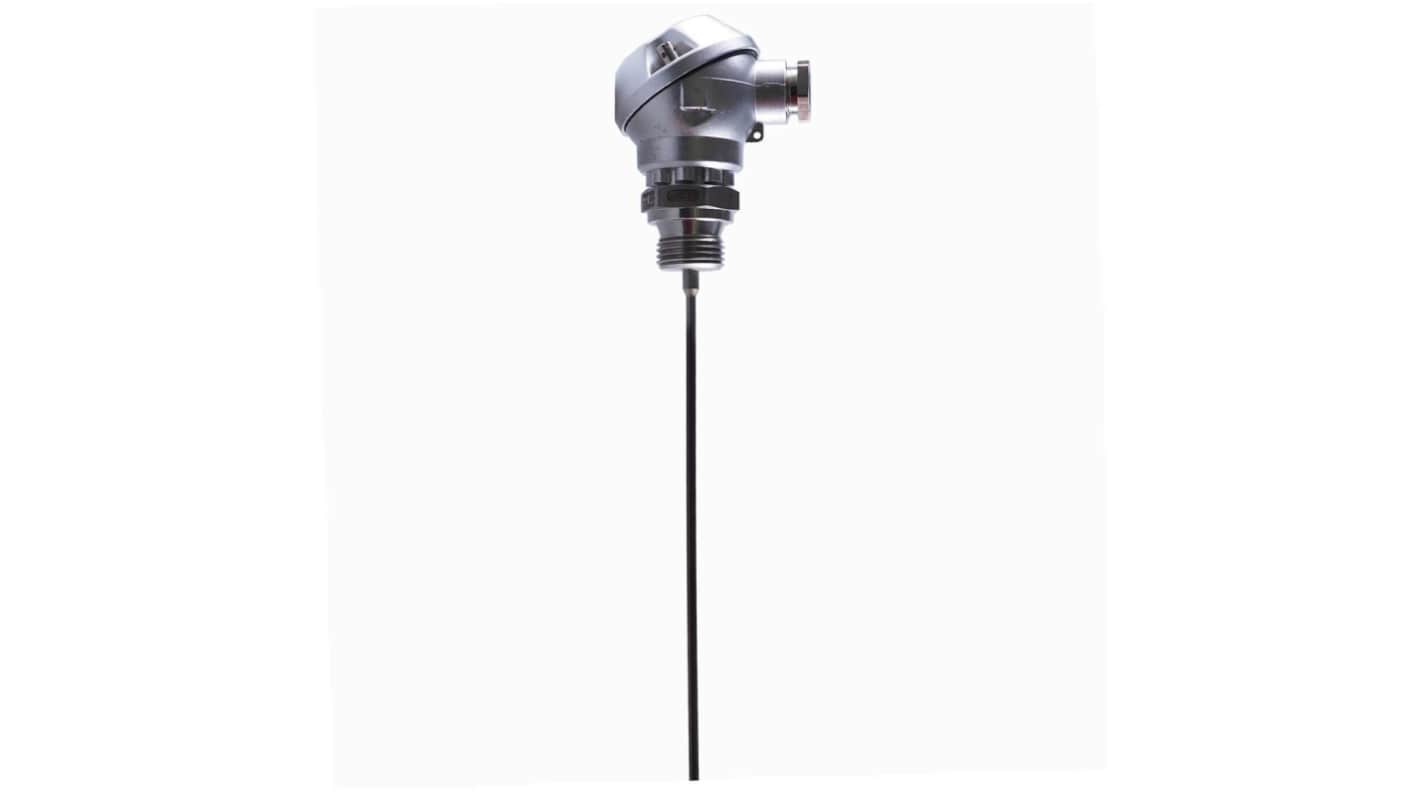 Jumo RTD Temperature Probe, 3mm Dia, 70mm Long, 3 Wire, Class B +600°C Max