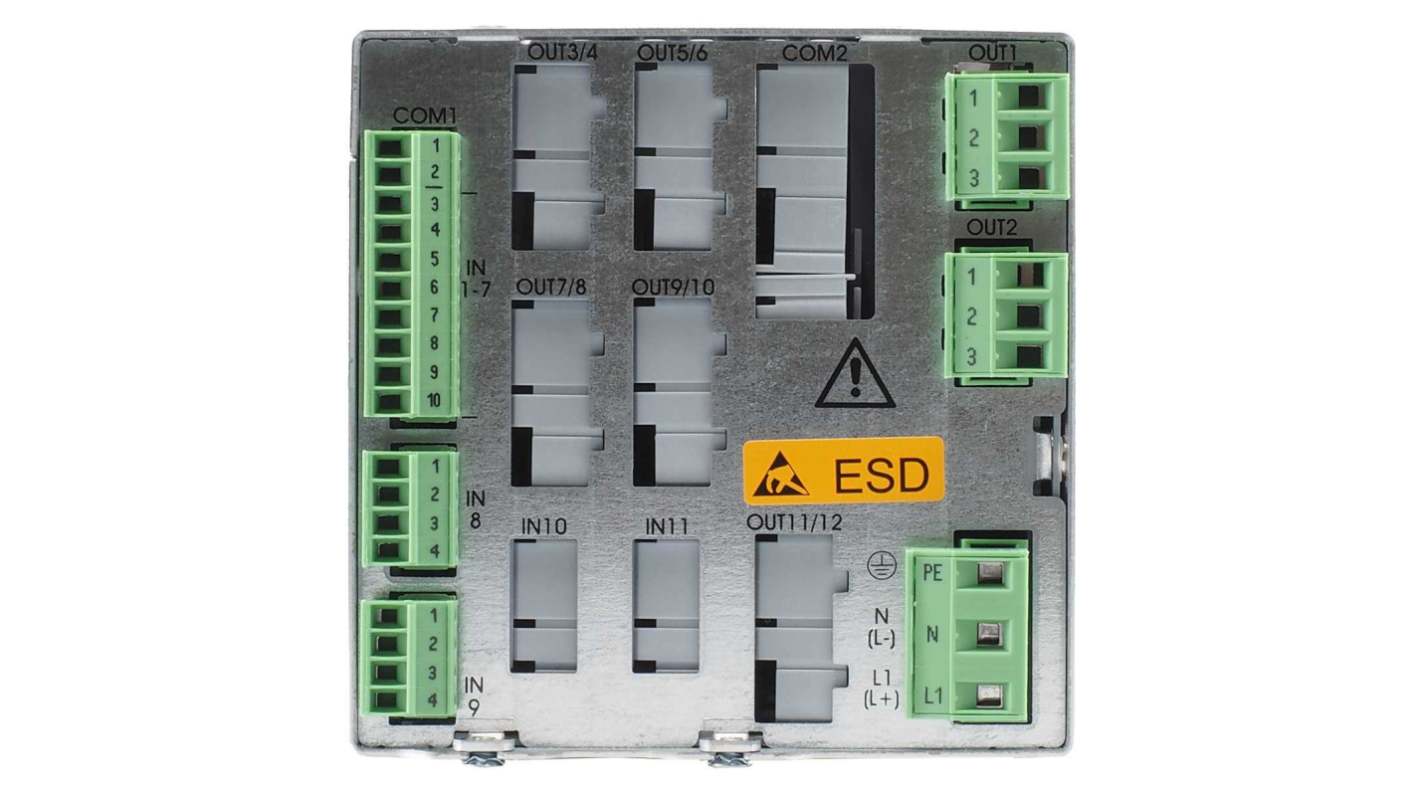 Jumo 703571 Panel Mount Controller, 96 x 96mm 7 Input Relay, 24 → 30 V ac/dc Supply Voltage Controller