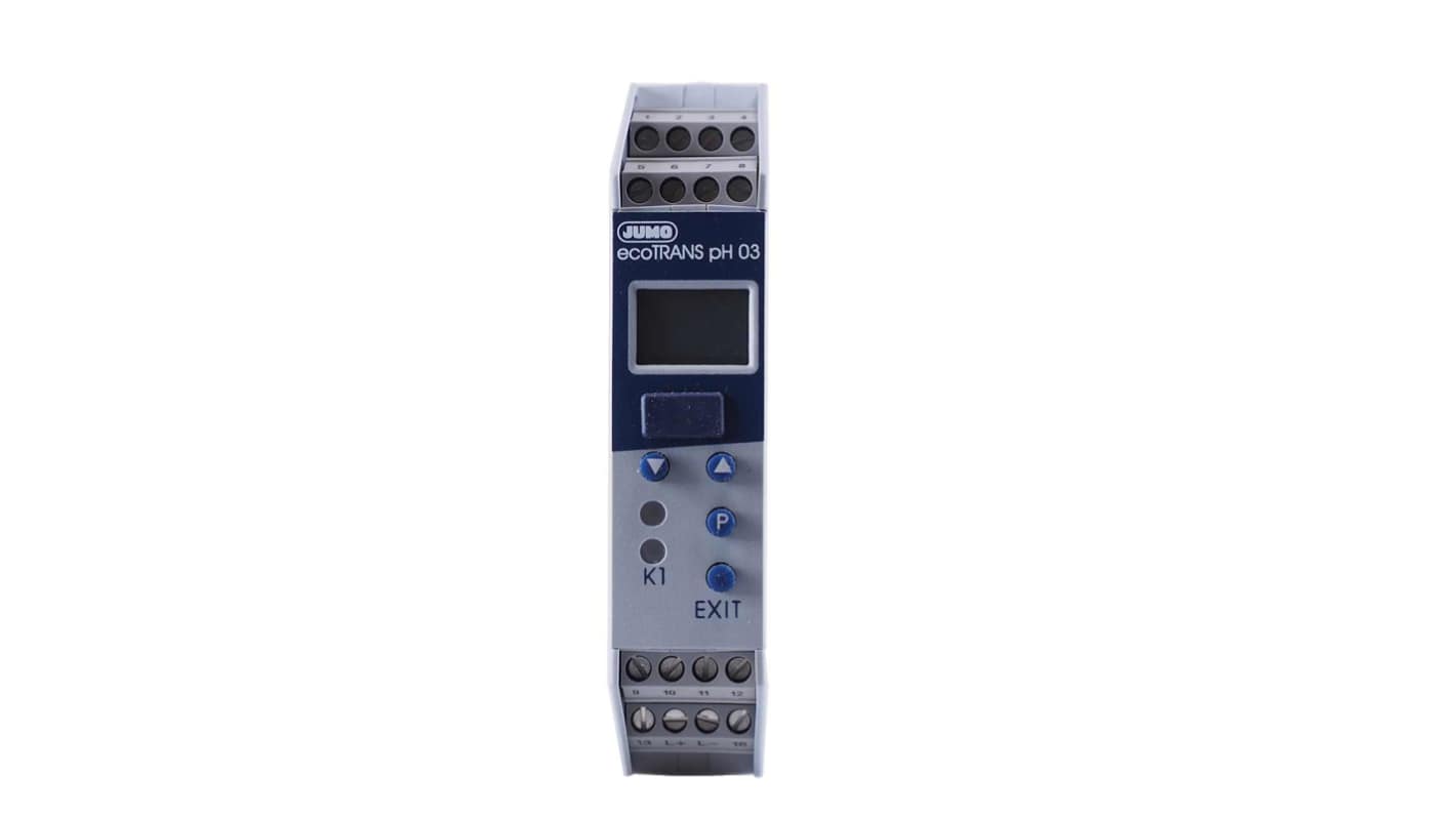 Jumo 202723 Din Rail Controller, 124.8 x 109mm, 1 Output Analogue, 20 → 30 V dc Supply Voltage Controller