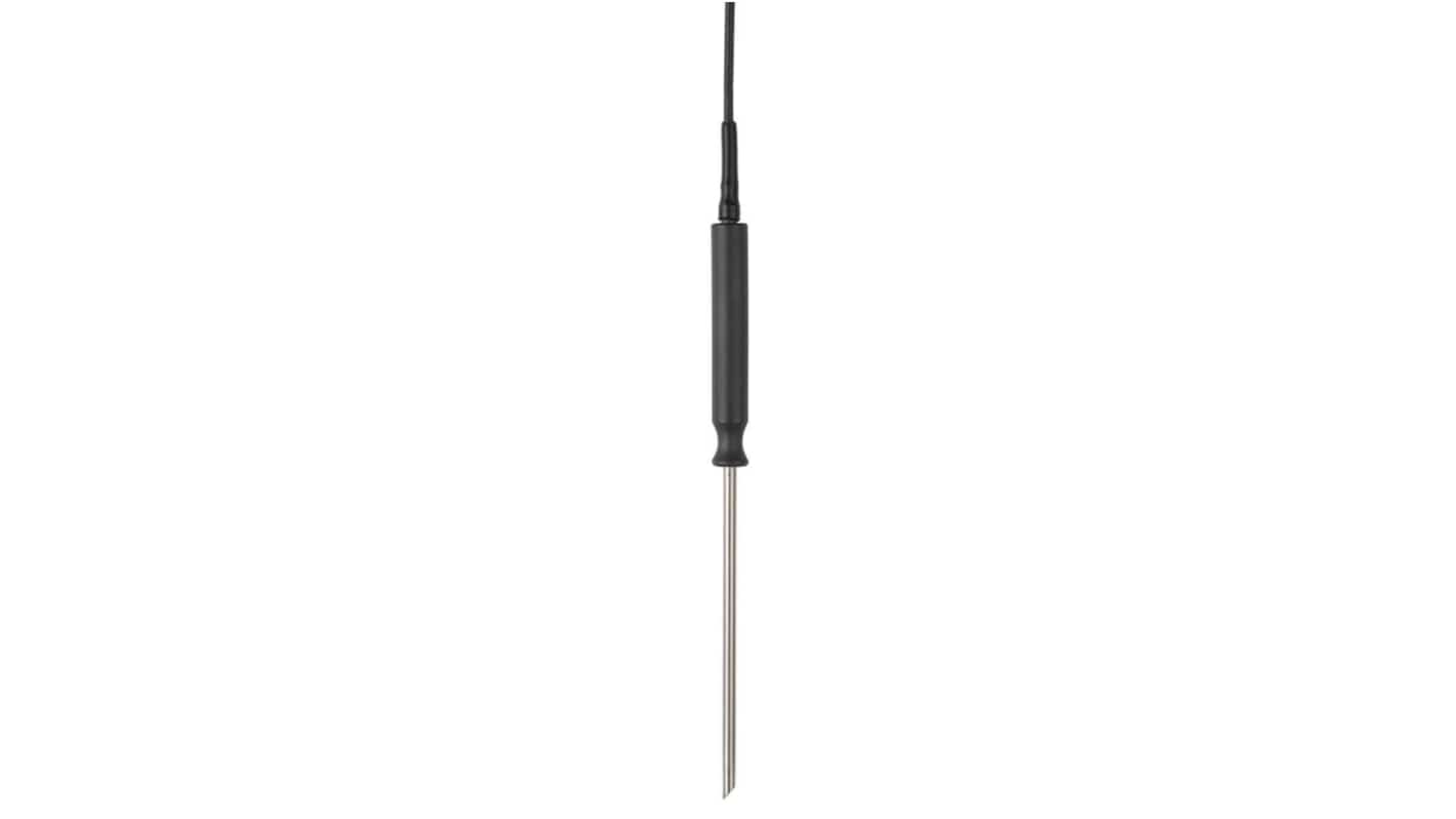 Jumo RTD Temperature Probe, 4mm Dia, 100mm Long, 3 Wire, Class B +200°C Max