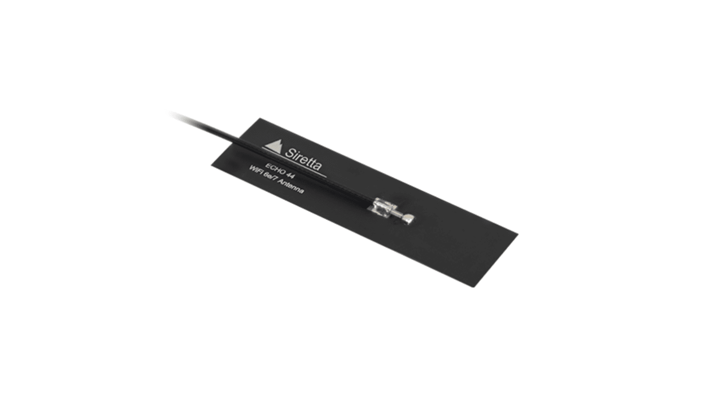 Antenna multibanda Siretta ECHO44/0.1M/UFL/36 Adesivo FPC, Esterno UFL 3 → 5dBi Echo 44