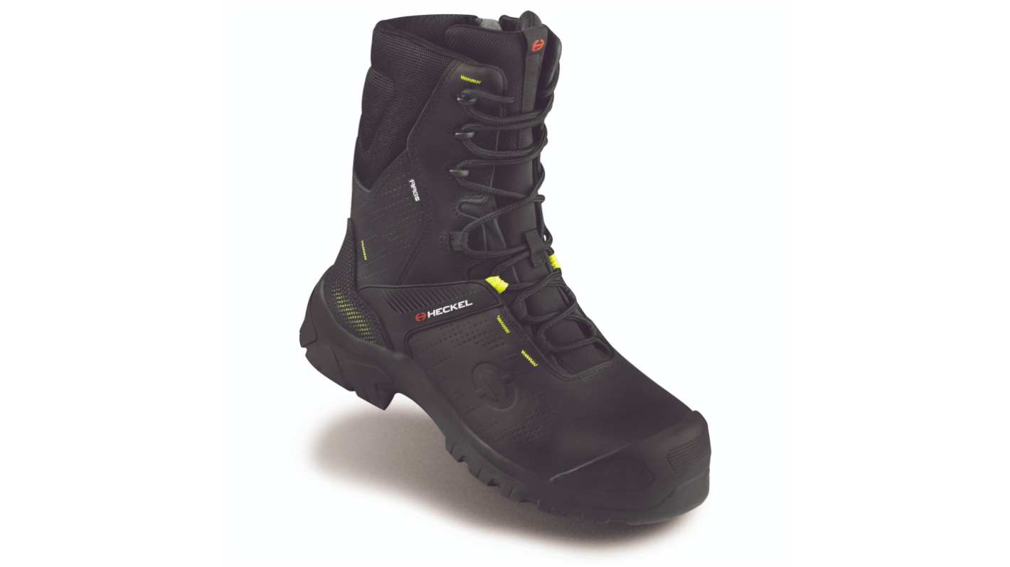 Heckel 67673 Black Non Metallic Toe Capped Unisex Safety Boot, UK 13, EU 48