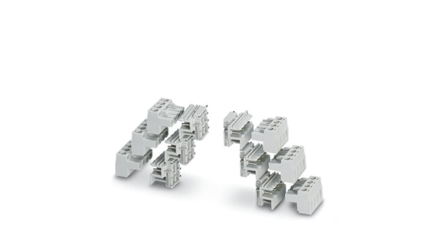 Kit connettori Phoenix Contact, contenuto 5/ 4-G1L KMGY - Intestazione PCB, 5/ 4-G1R KMGY - Intestazione PCB, MSTBO 2,