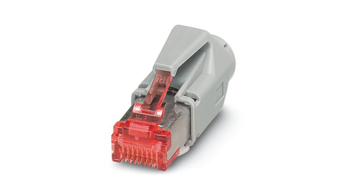 Phoenix Contact CUC Series Male RJ45 Connector, Cable Mount, Cat6 Straight 1 Port 8 -Way