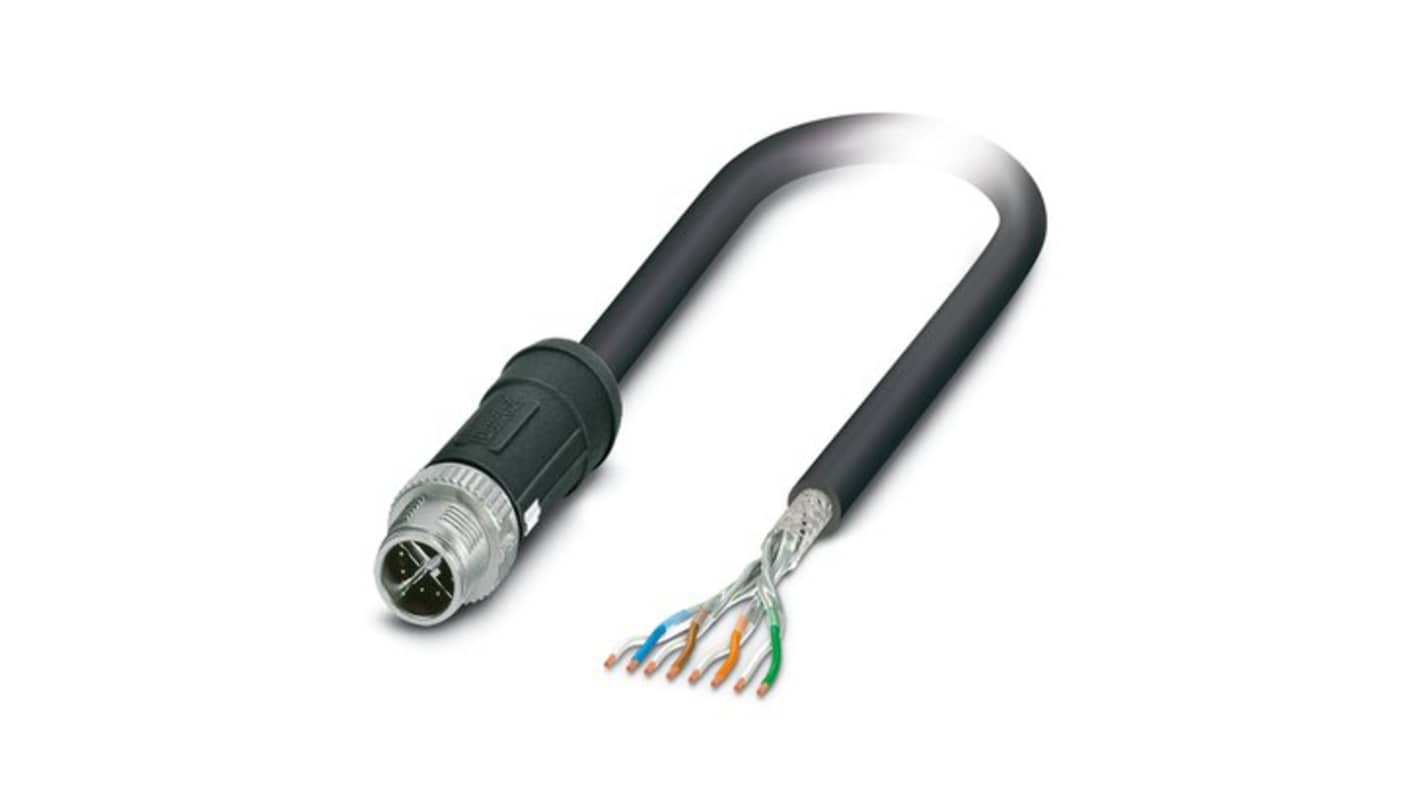 Kabel kat. 6a Cat6a długość 2m Z zakończeniem Phoenix Contact Polietylen