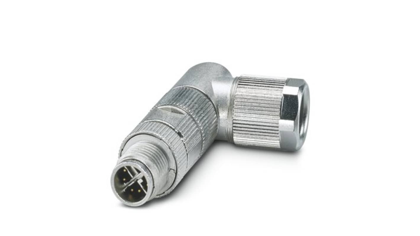 Phoenix Contact Circular Connector, 8 Contacts, Cable Mount, M12 Connector, Plug, Male, IP65, IP67, SACC Series