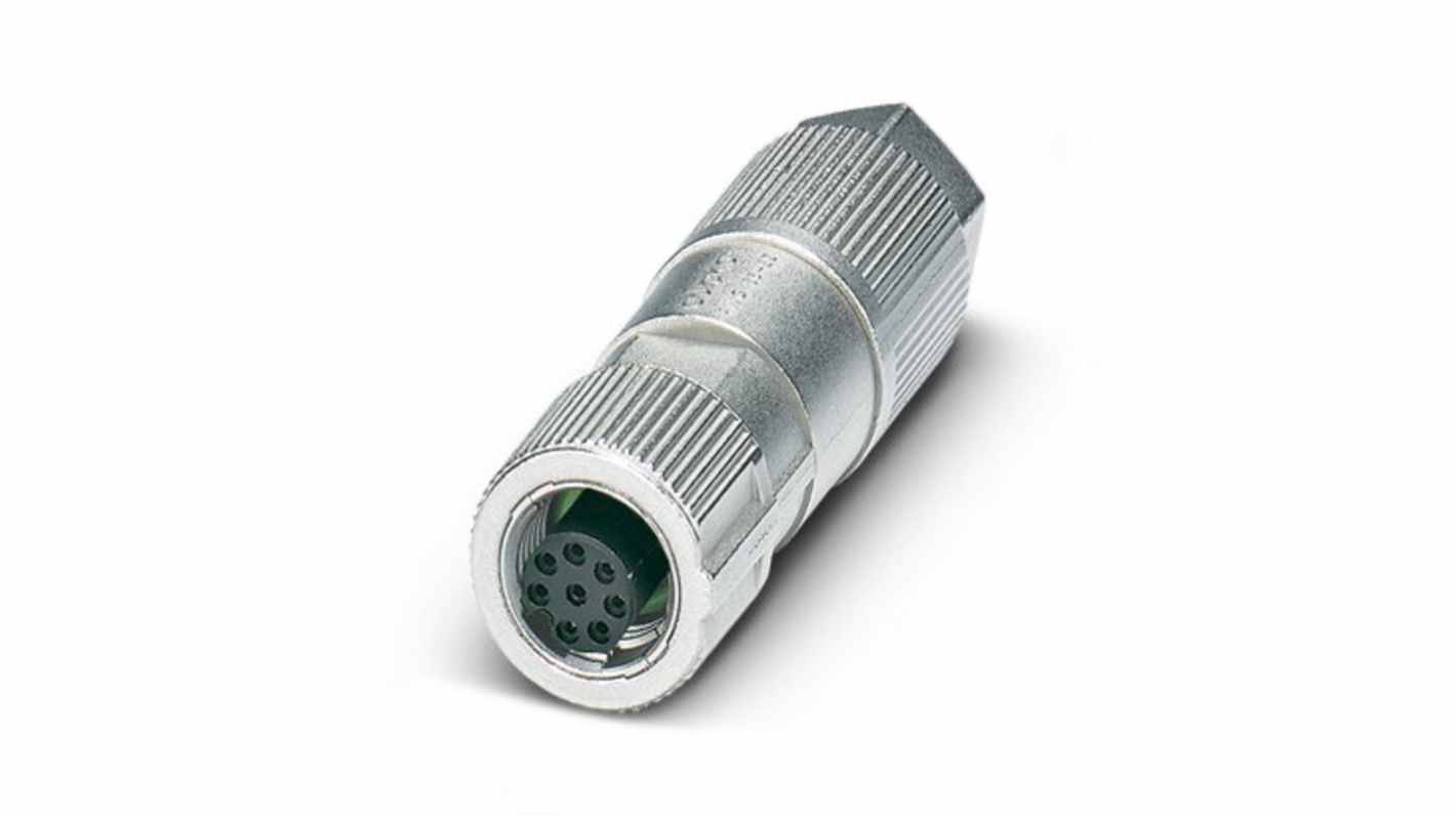 Phoenix Contact Circular Connector, 8 Contacts, Cable Mount, M12 Connector, Socket, Female, IP65, IP67, SACC Series