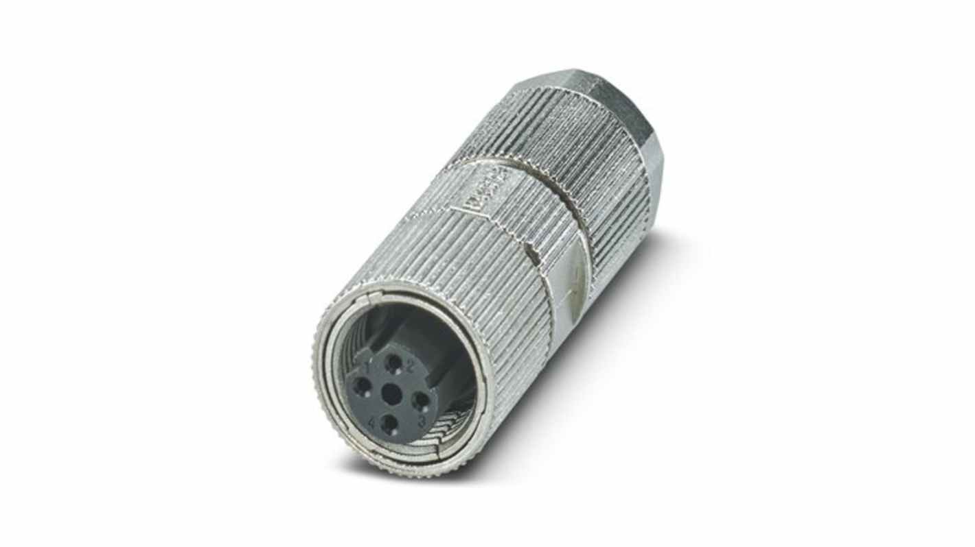 Phoenix Contact Circular Connector, 4 Contacts, Cable Mount, M12 Connector, Socket, Female, IP65, IP67, SACC Series