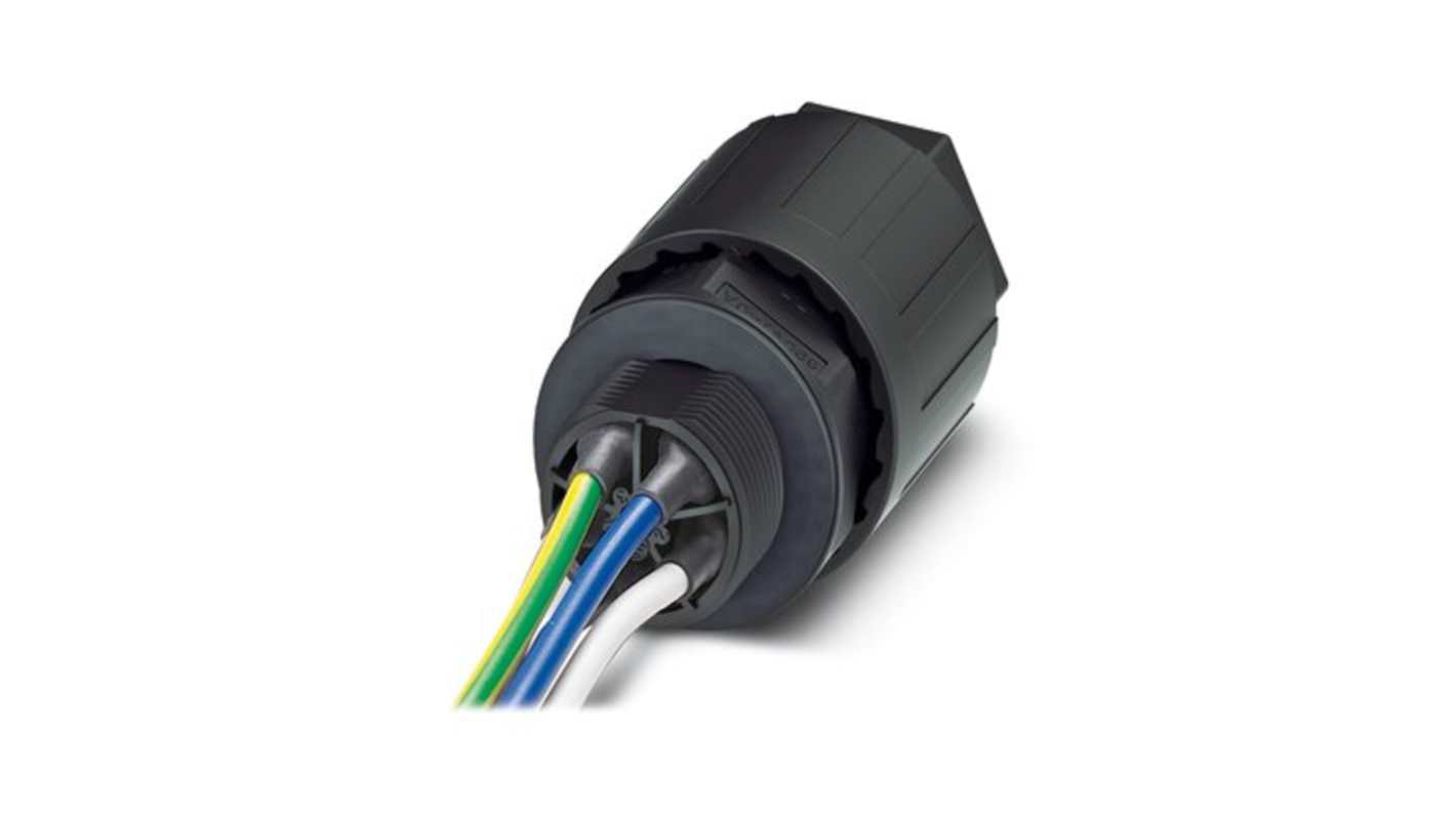 Phoenix Contact Circular Connector, 5 Contacts, Cable Mount, IP66, QPD Series
