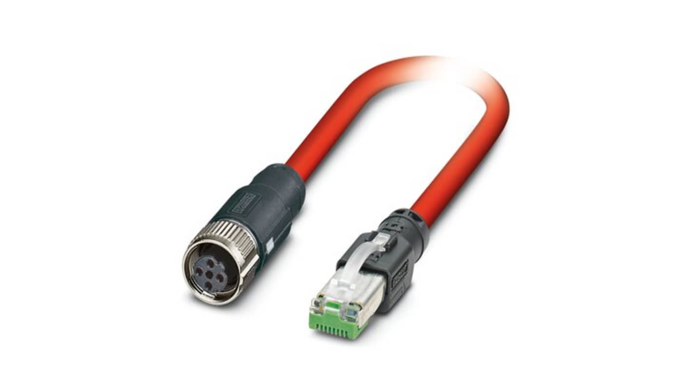Kabel kat. 5 Cat5 długość 2m Z zakończeniem Phoenix Contact PVC